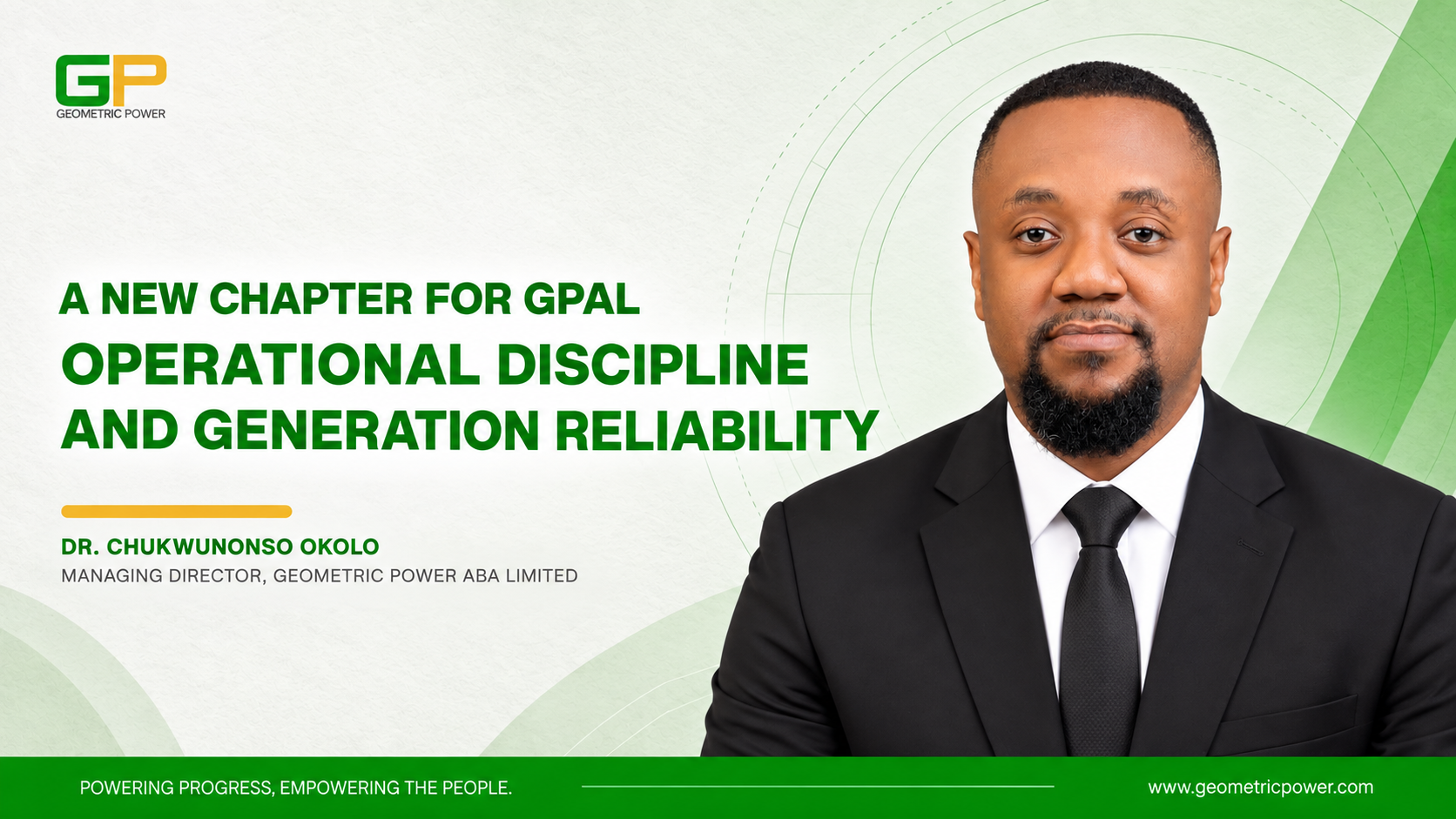 A New Chapter for GPAL: Operational Discipline and Generation Reliability